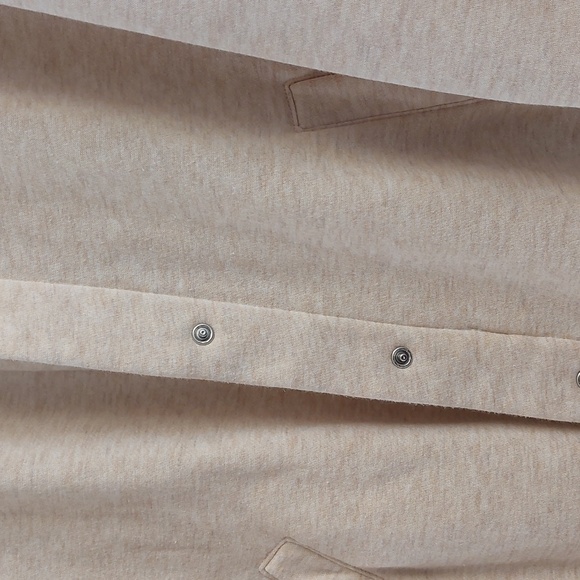 Fleece snap close sweat shirt sz L - Picture 12 of 14